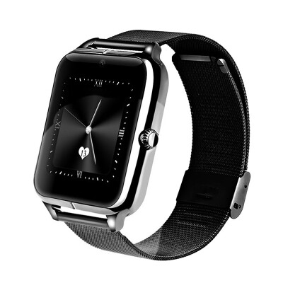 

Bluetooth Smart Watch GSM SIM Phone Mate Z60 Stainless Steel For IOS Android