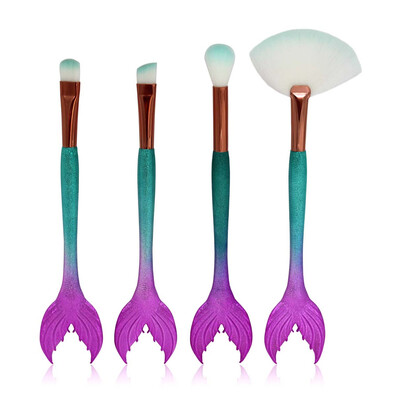 

Toponeto 4PCS Make Up Foundation Eyebrow Eyeliner Blush Cosmetic Concealer Brushes