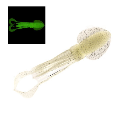 

Squid Soft Plastic Fishing Lure UV Glow Soft Lure with Lead Insert Squid Soft Lure Squid Baits Useful Fishing Accessories Tool