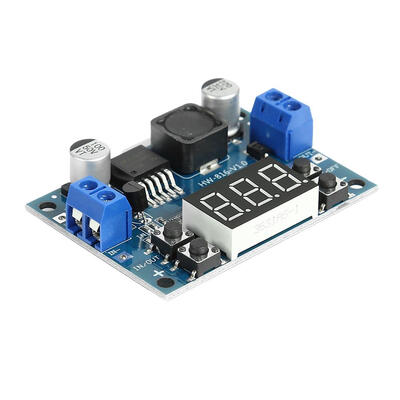 

LM2596 DC-DC Buck Converter Step Down Module Power Supply Board wVoltmeter