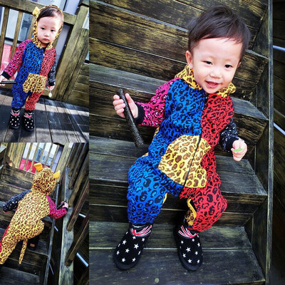 

Spring Autumn Baby Boy Clother Infant Rompers Leopard Tiger Infant Jumpers Kids Newborn Boy Baby Outfits Clothing