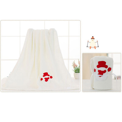 

Siaonvr 1Pc Christmas snowman Blanket Coral Fleece Fluffy Super Soft Couch Cover Blanket