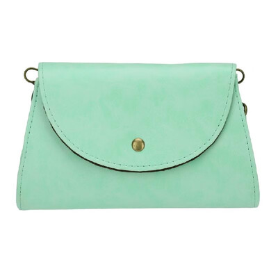 

New Fashion Women Shoulder Bag PU Leather Flap Front Magnetic Stud Mini Messenger Crossbody Bag