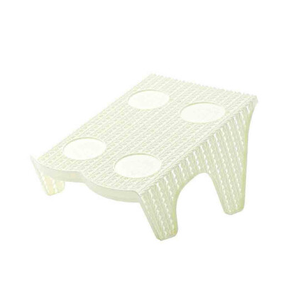 

Gobestart Shoe Slots Double Layer Plastic Space Saver Holder Shoes Box Organizer Storage
