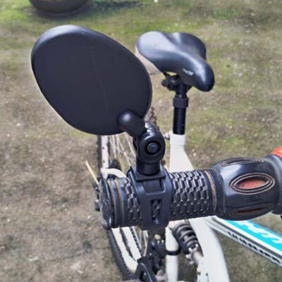 

Universal 360 Rotate Bike Wide Angle Rearview Mirror Black Flexible Adjustable