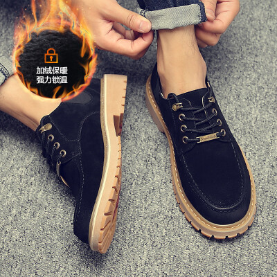 

Male Martin shoes wild England wind tool Martin shoes mens wild retro Martin boots low to help casual big scalp Martin shoes