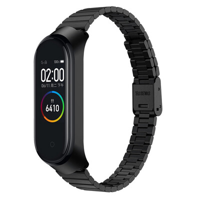 

〖Follure〗For Xiaomi Mi Band 4 Stainless Steel Wristband Metal Case Ultrathin New Strap