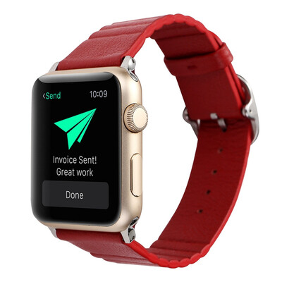 

〖Follure〗Leather Watch Strap Bracelet Wrist Band For Apple Watch 12 38MM