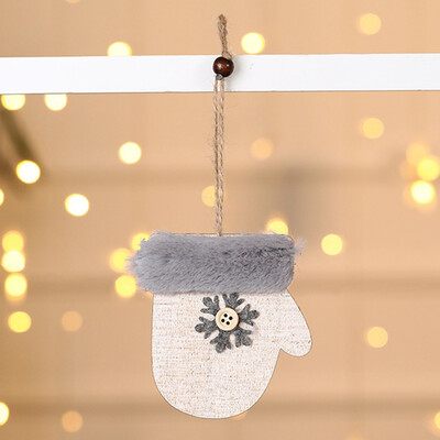 

New Christmas Tree Wood Ornament Elk Hanging Xmas Baubles Party Decoration