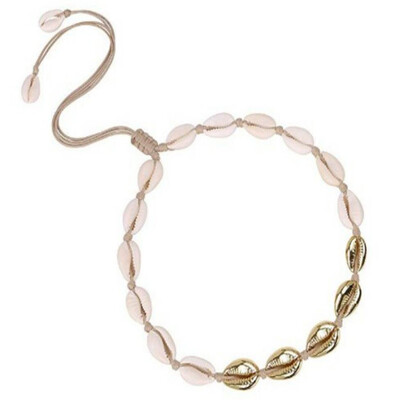

2019 Puka natural gold раковина Каури воротник of women best friend cowboy воротник of shell bijoux