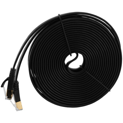 

CAT 7 Ethernet Computer Internet Flat Lan Network RJ45 Connector Cable