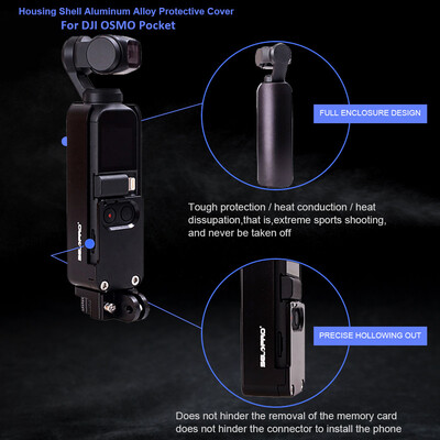 

Tailored Housing Shell Aluminum Alloy Protective Cover For DJI OSMO Pocket