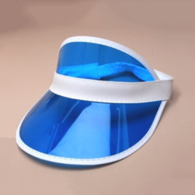 

Summer PVC Sun Visor Hat Headband Cap UV Protection Transparent Outdoor Hiking