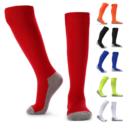 

Kids Breathable Football Socks High Tube Socks Over Knee Sports Socks for 8-14 Boys Girls
