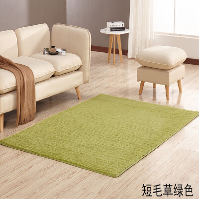 

Wei Ya thickened washed silk short hair non-slip carpet living room coffee table bedroom bedside yoga mat carpet 14174