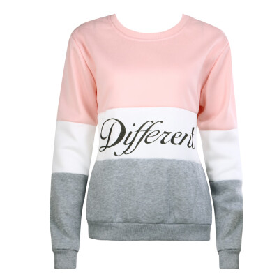 

2016 Casual Letters Printed Long Sleeve Hoodie Tee Tops Blouse Shirts