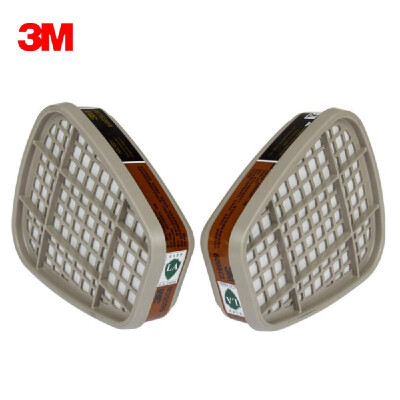 

2Pcs 3M 6006 Multi Acid Gas & Organic Vapor Cartridge for Full Facepieces Respirators Accessories Personal Protective Equippment