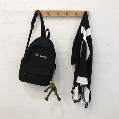 

Fashion backpack shoulder bag insfeng junior high school students schoolbag Korean version of Harajuku ulzzang University Students