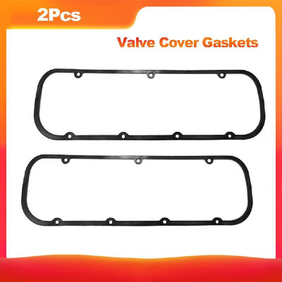 

2Pcs Engine Steel Core Rubber Valve Cover Gaskets for Chevy 396 427 454 502