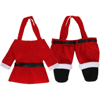 

Christmas Candy bag Santa Claus Clothes Pants Gift Elf clothes Candy bag Festive Christmas Decorations Kids Toys Gift Bags Hold