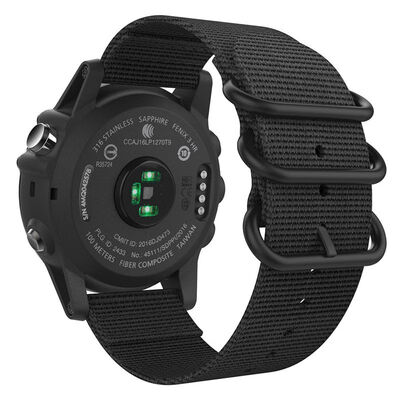 

26mm Smart Watch Nylon Band for Garmin Fenix 33HR5XDescent MK1D2 Charlie