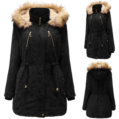 

Roseonmyhand Fashion Womens Winter Jacket Hooded Warm Coat Long Sleeves Overcoat