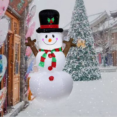 

Gobestart Inflatable Christmas Snowman Outdoor Christmas Decoration Home Garden Garden New