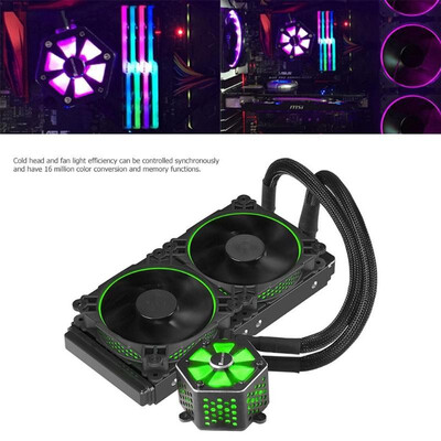

JONSBO TW-240 RGB CPU Dual-Fan Cooler Heatsink Dual-Fan Computer Radiator