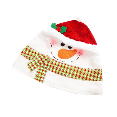 

Gobestart Christmas Hat Luminous Red Star Santa Hat For Adult Christmas Gifts Decoration A