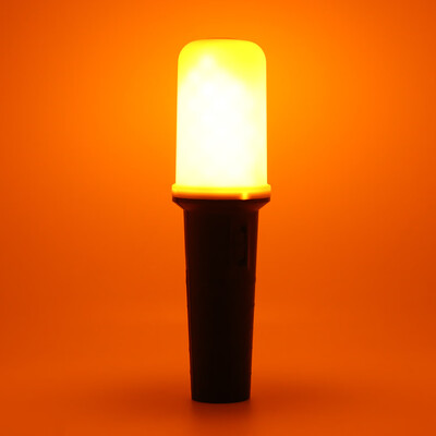 

Portable Handheld LED Flicker Flame Flashlight