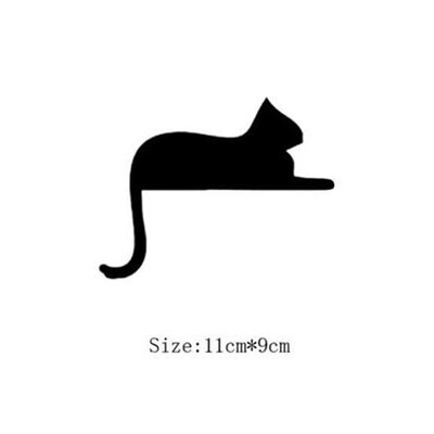 

Cartoon Cat Switch Sticker PVC Removable Animal Sticker Window Wall Decorating Decals