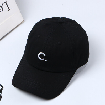 

New Korea soft sister wind C letter embroidered baseball hat cartoon Harajuku female curved brim cap visor hat