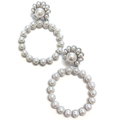 

Geometric Hyperbole Circle Earring Girl Simple Diamond Temperament Generous Earrings
