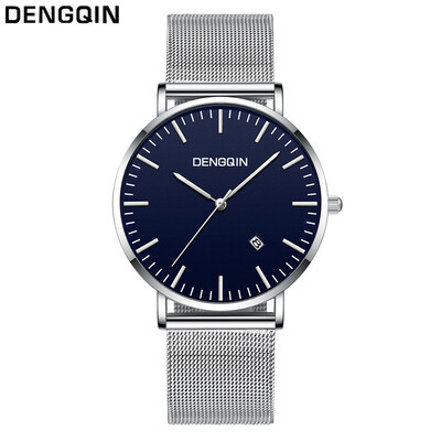 

Gobestart Fashion Quartz Date Watches Luxury Brand Stainless Steel Strap Mens Wrist Watch