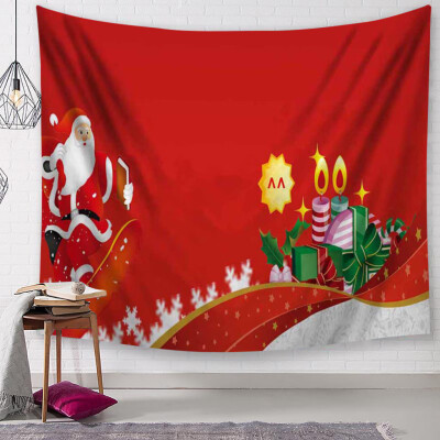 

Siaonvr Christmas Tapestry Santa Print Wall Hanging Tapestry Art Home Decor