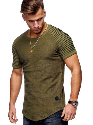 

Men Slim Fit Short Sleeve V Neck Gym Muscle Casual T-shirt Tops Blouse Summer
