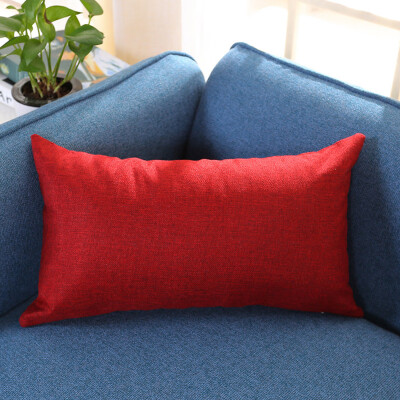 

〖Follure〗Rectangle Cushion Cover Silk Throw Pillow Case Pillowcase