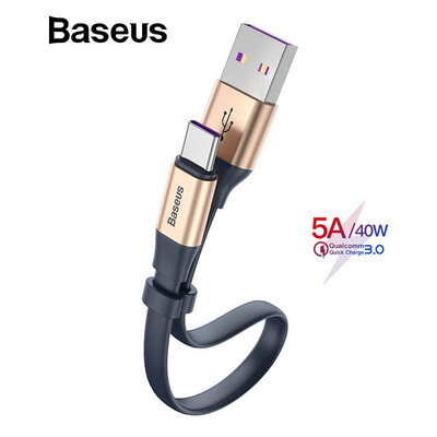 

Baseus 5A USB Type C Cable For Huawei P30 P20 Mate 20 P10 Pro Lite Fast Charging Charger For Xiaomi mi Type-c Cable