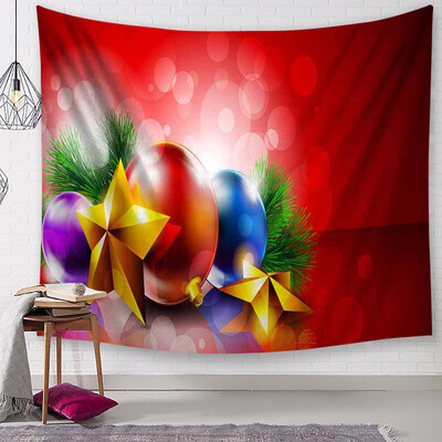 

Siaonvr Christmas Tapestry Santa Print Wall Hanging Tapestry Art Home Decor