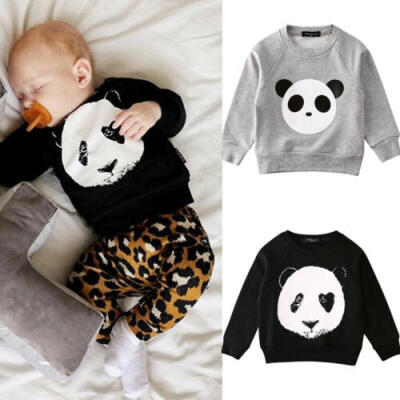 

Toddler Baby Kids Boys Girls Clothes Long Sleeve Top T-shirt Casual Tee Blouse