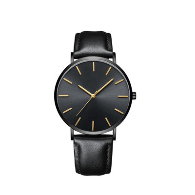 

65mm Ultra-Thin Waterproof Fashion Couples Watches Simple Business Leisure Men&Women General Quartz Watches