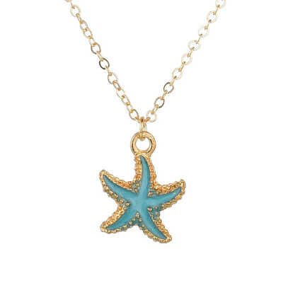 

X-NO BUY Colorful Double Shell Pendant Necklace For Women New Fashion Pendants&Necklace Summer Jewelry Female Handmade Necklace