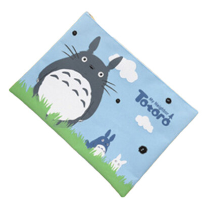 

Anime Cartoon Style Oxford Cloth Fat Cat Office Paper Bag Novelty Canvas Pencil Curtain Pencil Case