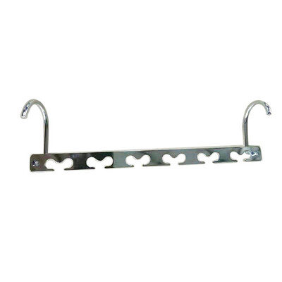 

Magic metal 6 hole hook hanger Multifunctional folding stainless steel hanger