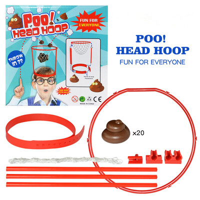 

YIWULAHead Basketball Hoop Game Circle Shot Plastic Basket Parent Child Interactive
