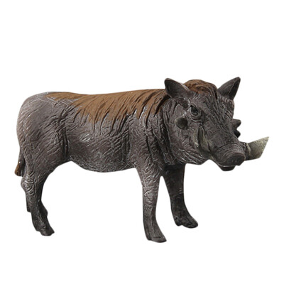 

Tailored Educational Science Wild Boar Animal Model Ornament Figurine Toy For Kids Gift A