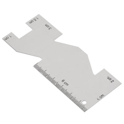 

Greensen 1Pcs Metal Measuring Gauge Quilting Ruler Sewing Tool Accessory