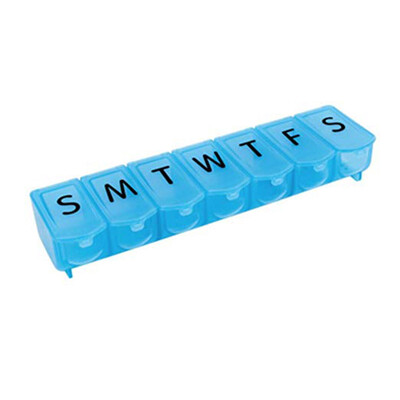

〖Follure〗Pill Box 7 Day Medicine Tablet Dispenser Organizer Weekly Storage Case Extra Large