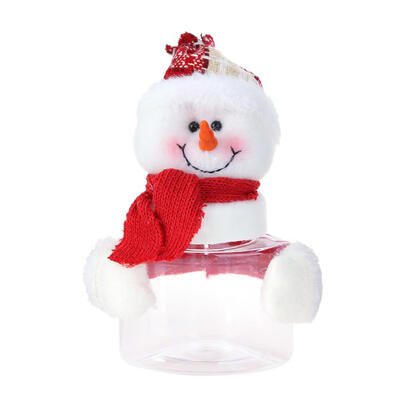 

Christmas Candy Jar Cans Bottle Container Xmas Parties Decorations Gifts