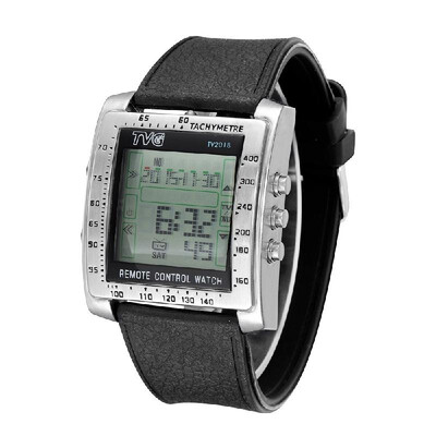 

TVG Fashion Novelty Unique Multifunctional Watch with TVDVD Remote Control Function High Quality Digital Man Wristwatch